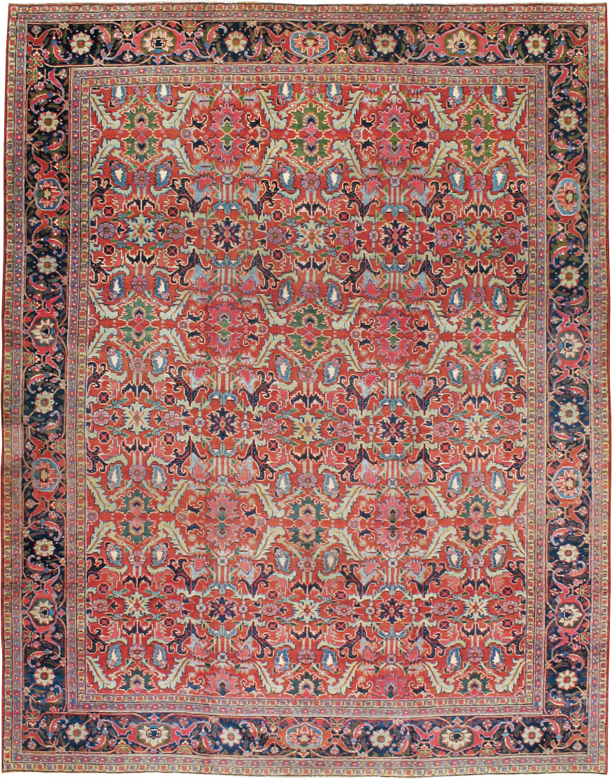 Antique Persian Heriz Carpet, No.16563 - Gss