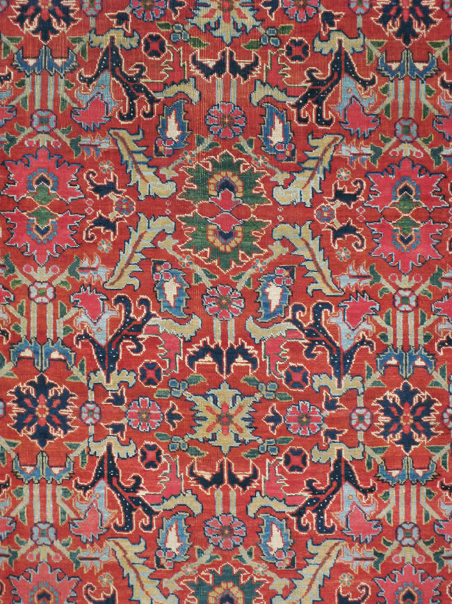 Antique Persian Heriz Carpet, No.16563 - Gss