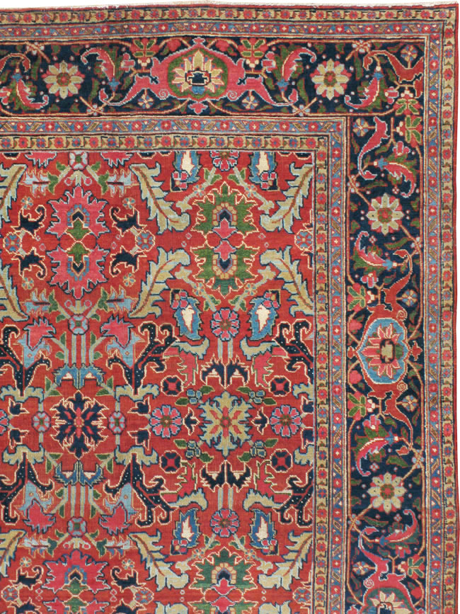 Antique Persian Heriz Carpet, No.16563 - Gss
