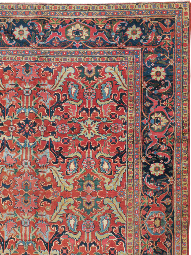Antique Persian Heriz Carpet, No.16563 - Gss