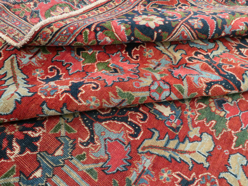 Antique Persian Heriz Carpet, No.16563 - Gss