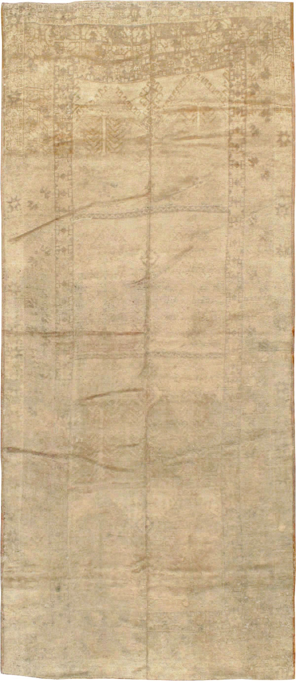 Antique Turkish Oushak Gallery Rug, No.16567 - Gss