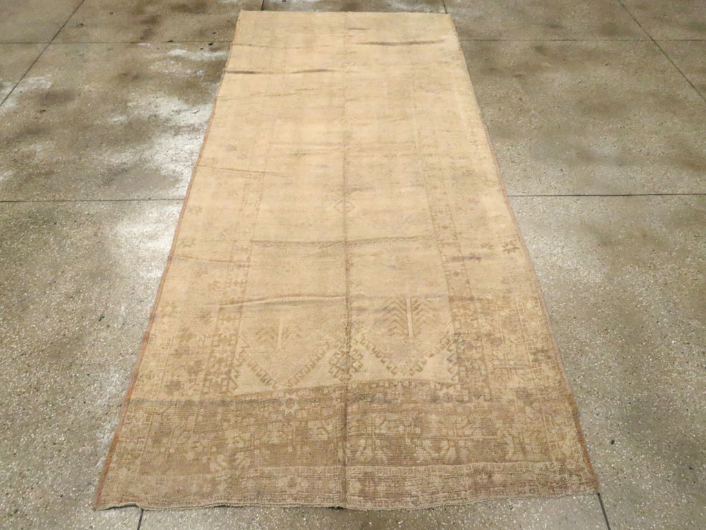 Antique Turkish Oushak Gallery Rug, No.16567 - Gss