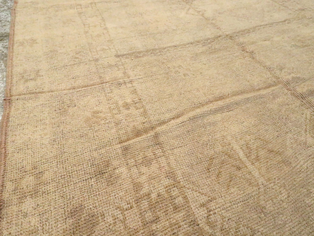 Antique Turkish Oushak Gallery Rug, No.16567 - Gss