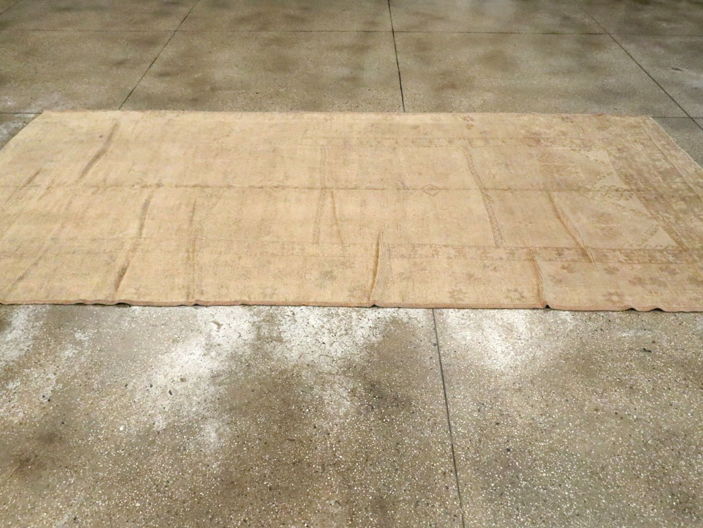 Antique Turkish Oushak Gallery Rug, No.16567 - Gss