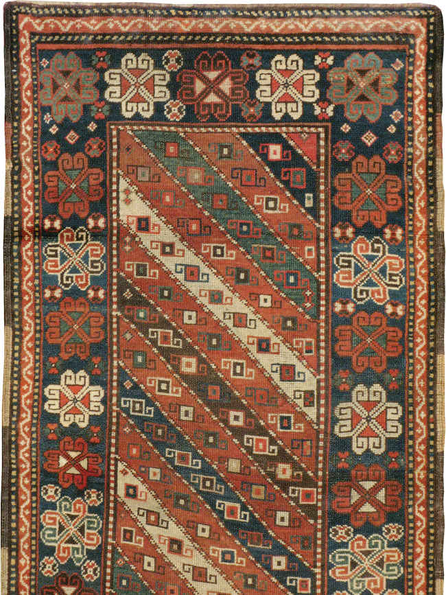 Antique Caucasian Kazak Rug, No.16583 - Gss