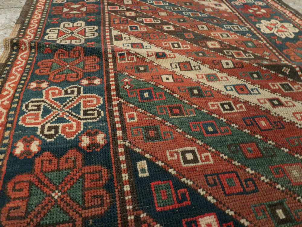 Antique Caucasian Kazak Rug, No.16583 - Gss