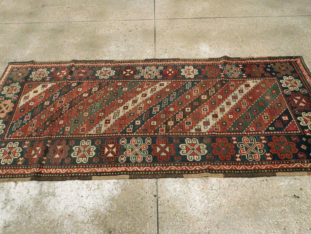 Antique Caucasian Kazak Rug, No.16583 - Gss