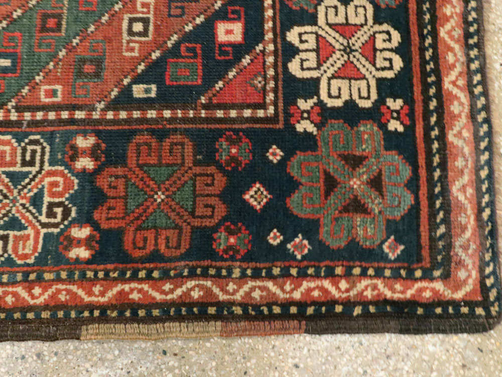 Antique Caucasian Kazak Rug, No.16583 - Gss