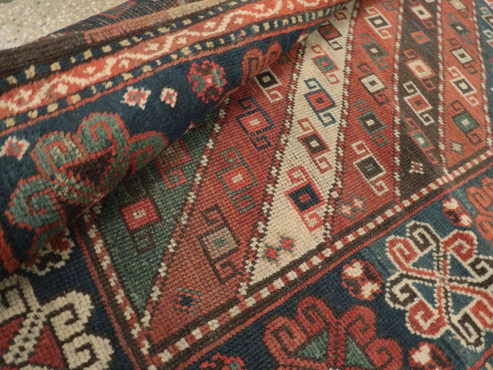 Antique Caucasian Kazak Rug, No.16583 - Gss