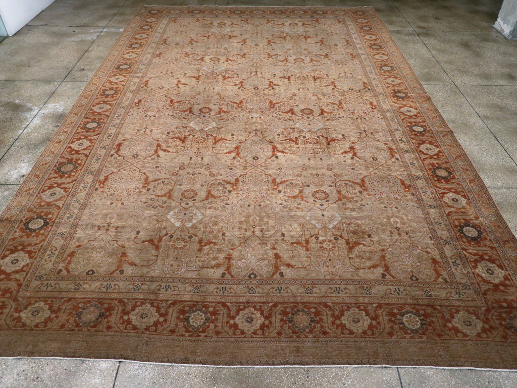 Antique Persian Tabriz Oversize Carpet, No.16613 - Gss
