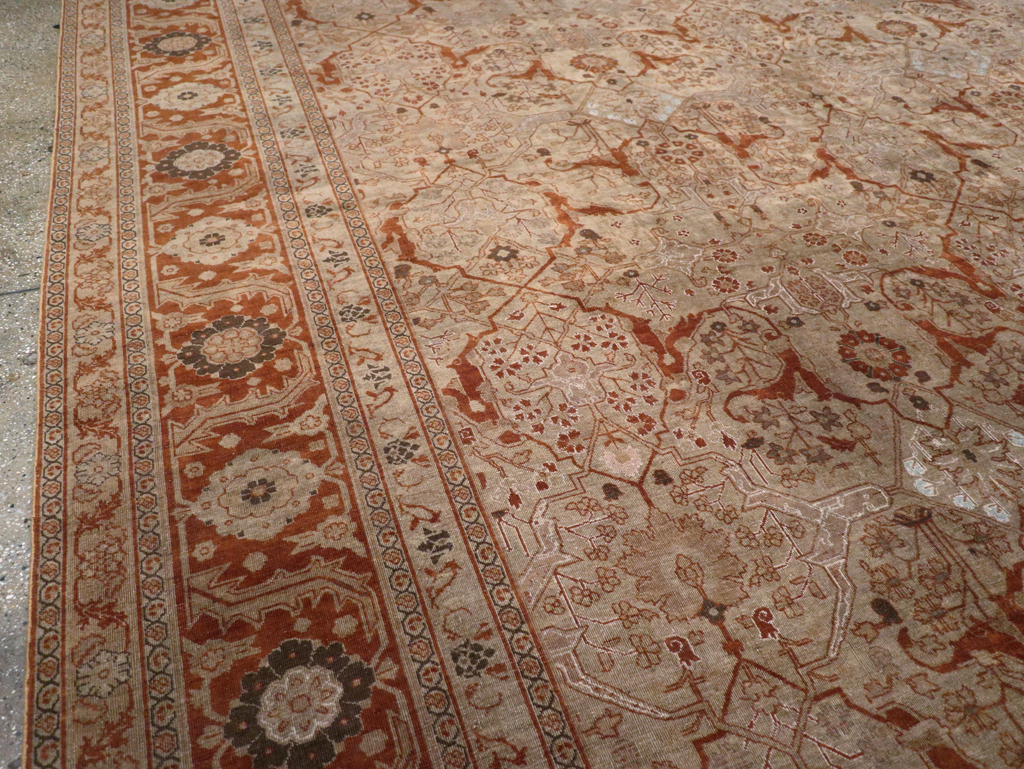 Antique Persian Tabriz Oversize Carpet, No.16613 - Gss