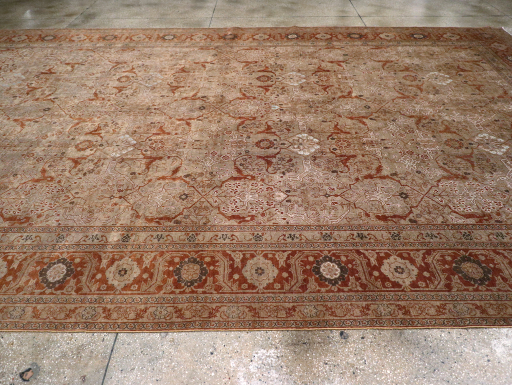 Antique Persian Tabriz Oversize Carpet, No.16613 - Gss