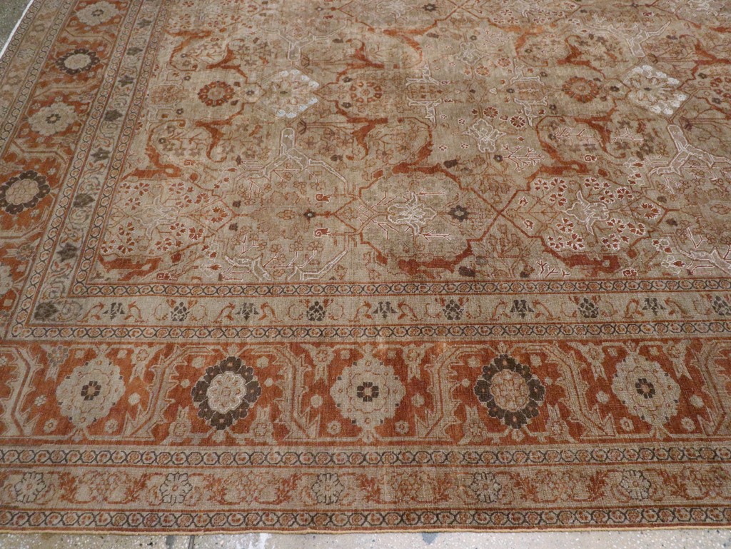Antique Persian Tabriz Oversize Carpet, No.16613 - Gss