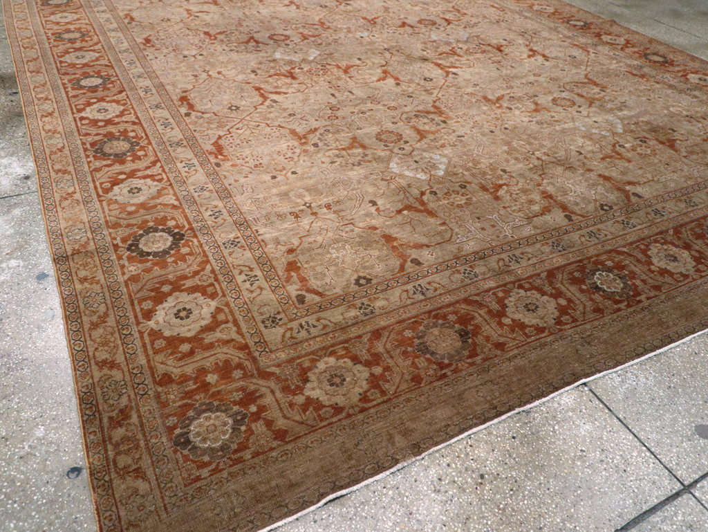 Antique Persian Tabriz Oversize Carpet, No.16613 - Gss