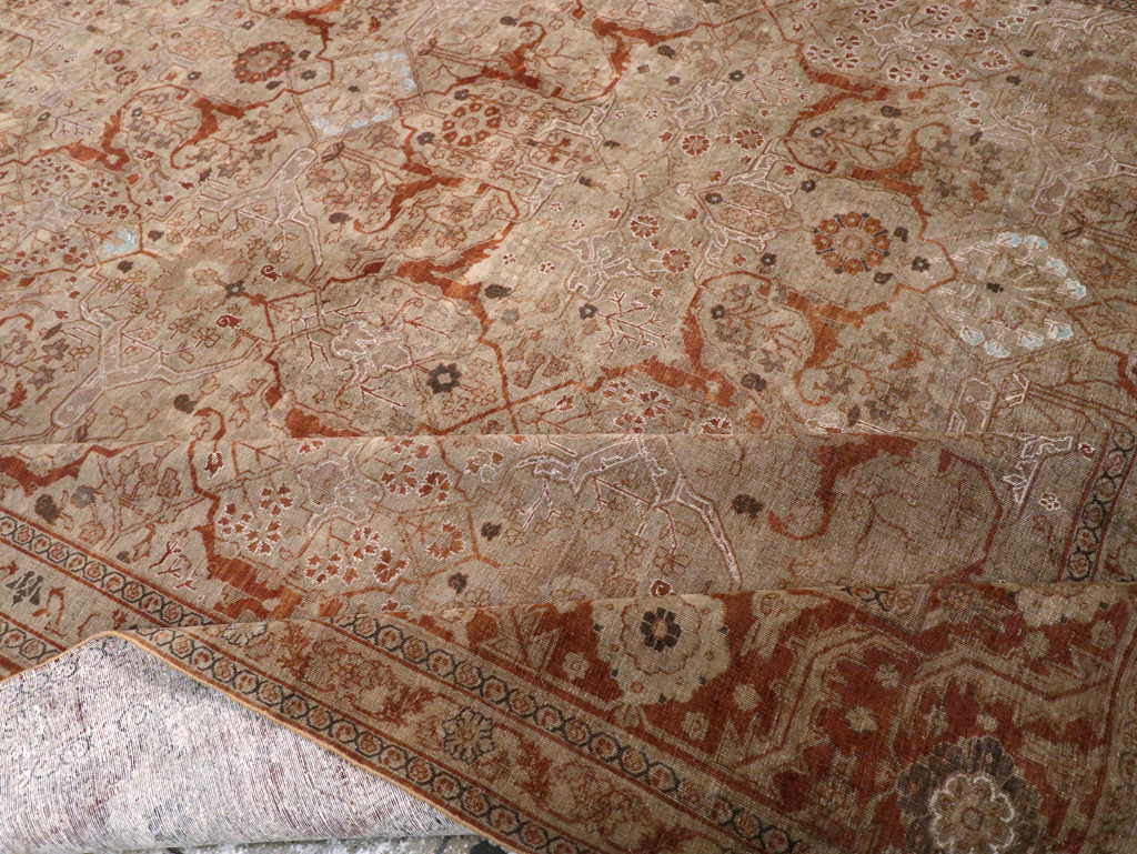 Antique Persian Tabriz Oversize Carpet, No.16613 - Gss