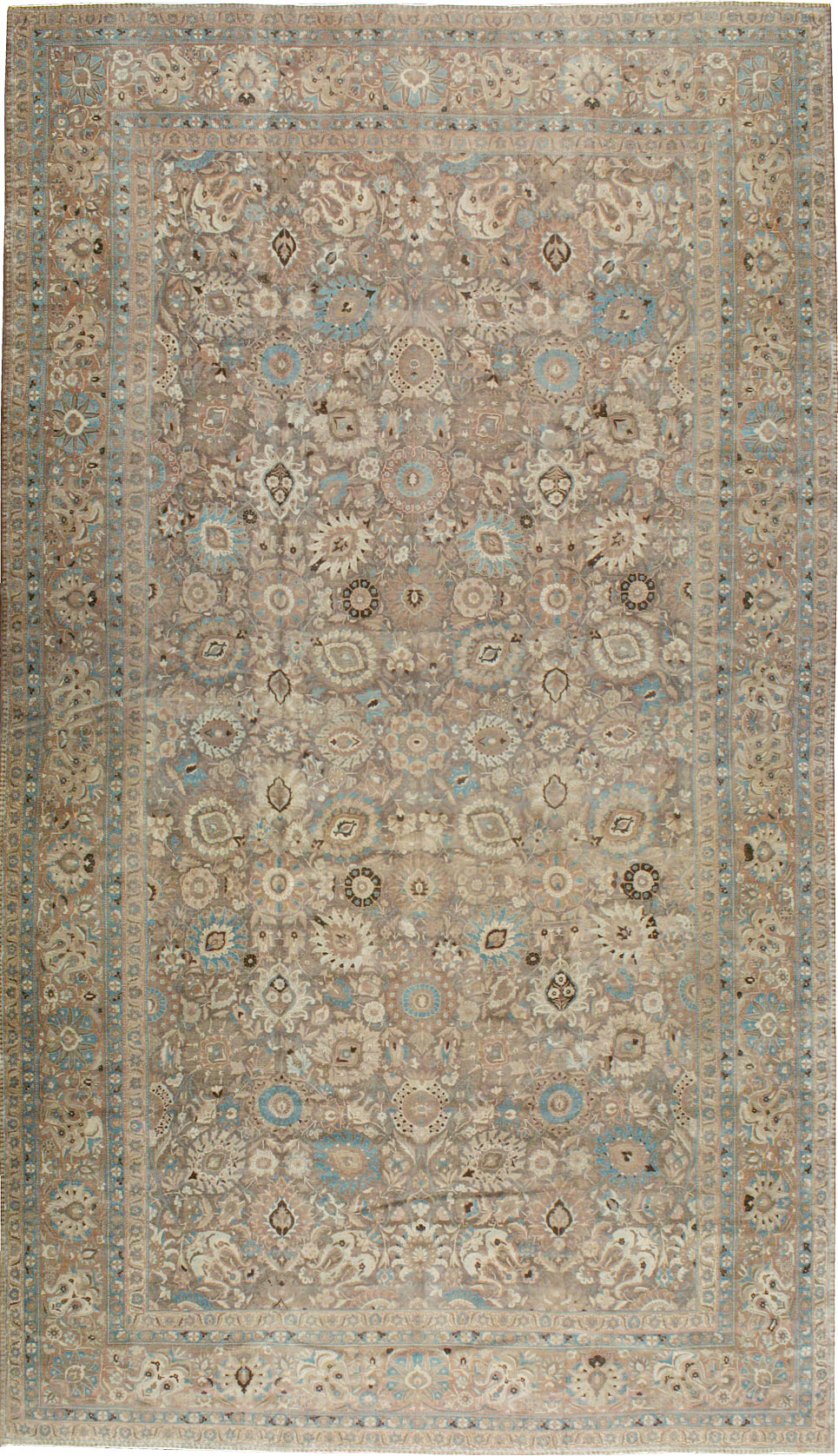 Antique Persian Tabriz Carpet, No.16616 - Gss