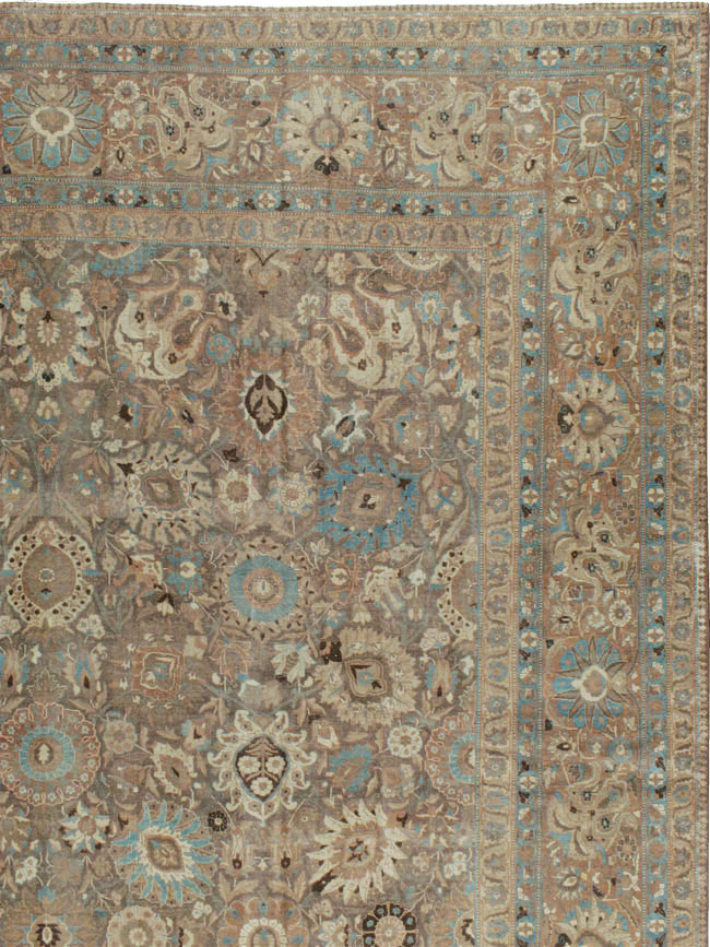 Antique Persian Tabriz Carpet, No.16616 - Gss