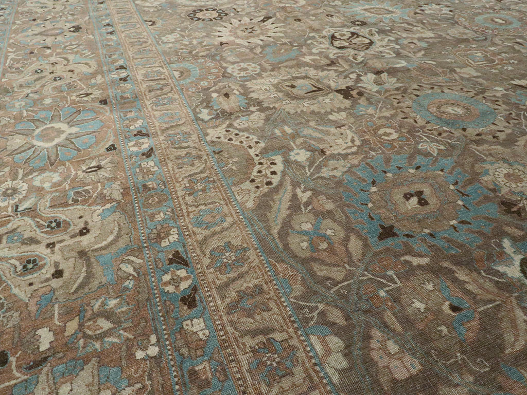 Antique Persian Tabriz Carpet, No.16616 - Gss