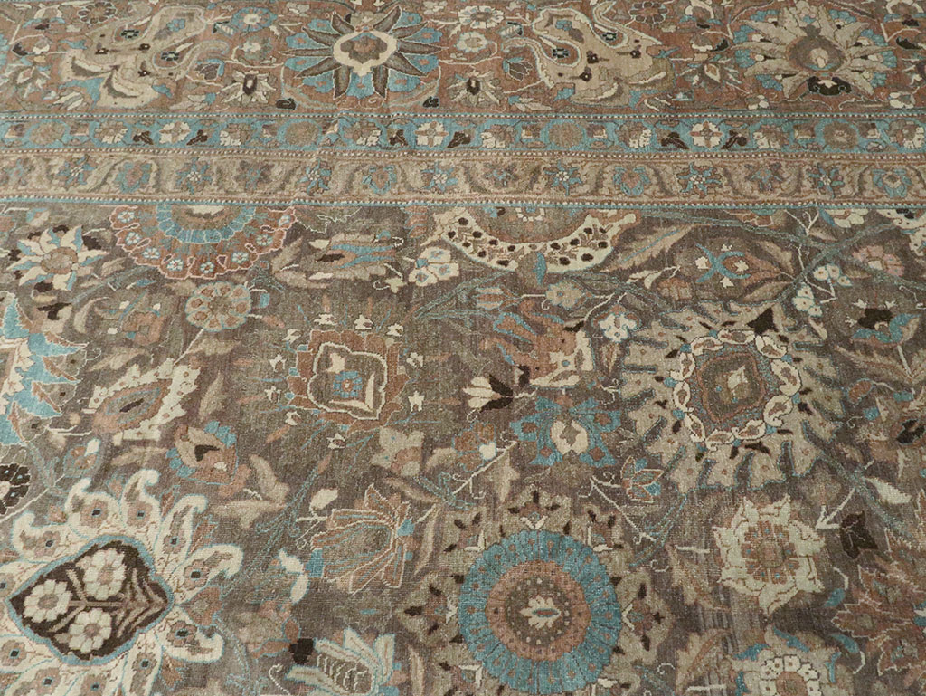 Antique Persian Tabriz Carpet, No.16616 - Gss