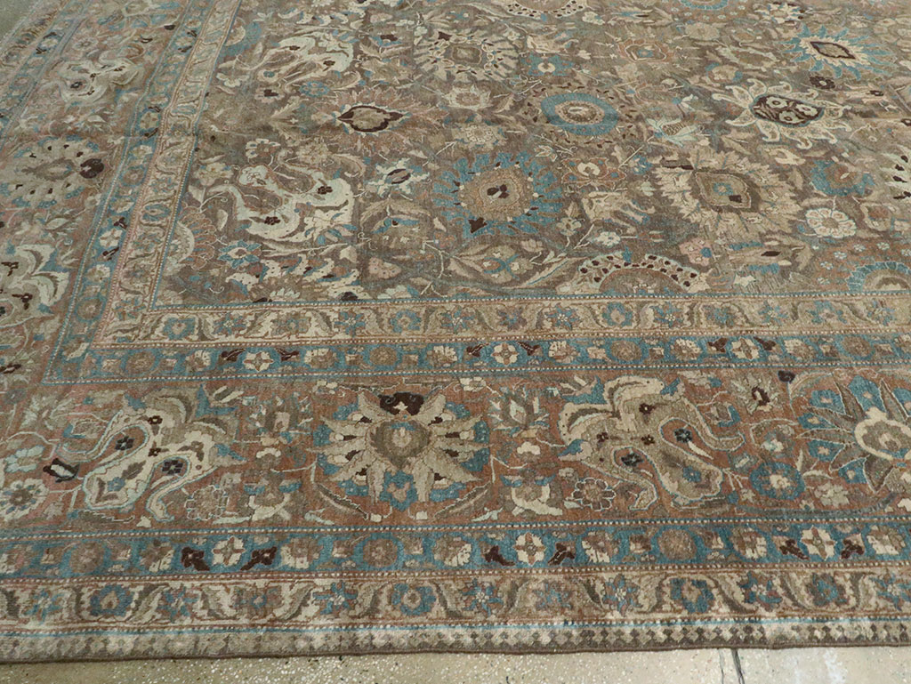 Antique Persian Tabriz Carpet, No.16616 - Gss