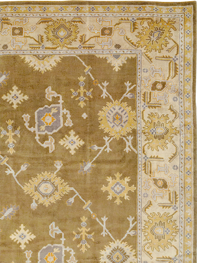 Antique Turkish Oushak Oversize Carpet, No.16629 - Gss