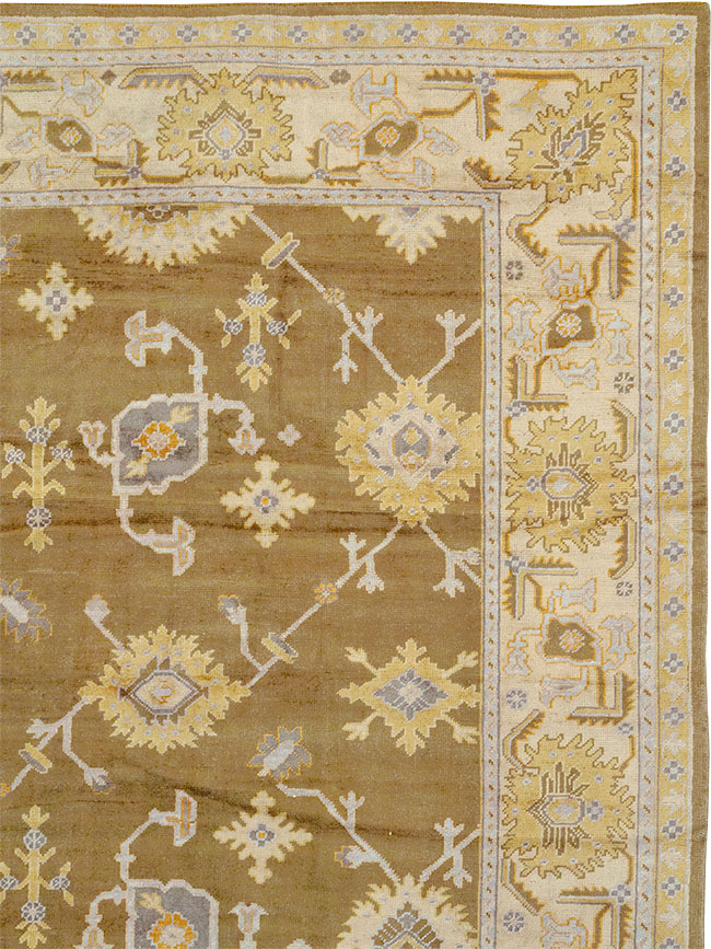 Antique Turkish Oushak Oversize Carpet, No.16629 - Gss