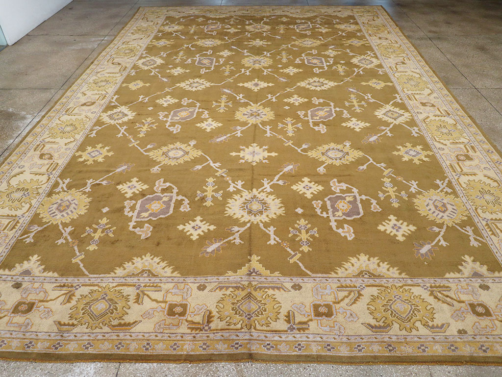 Antique Turkish Oushak Oversize Carpet, No.16629 - Gss