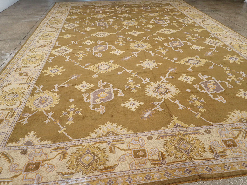 Antique Turkish Oushak Oversize Carpet, No.16629 - Gss