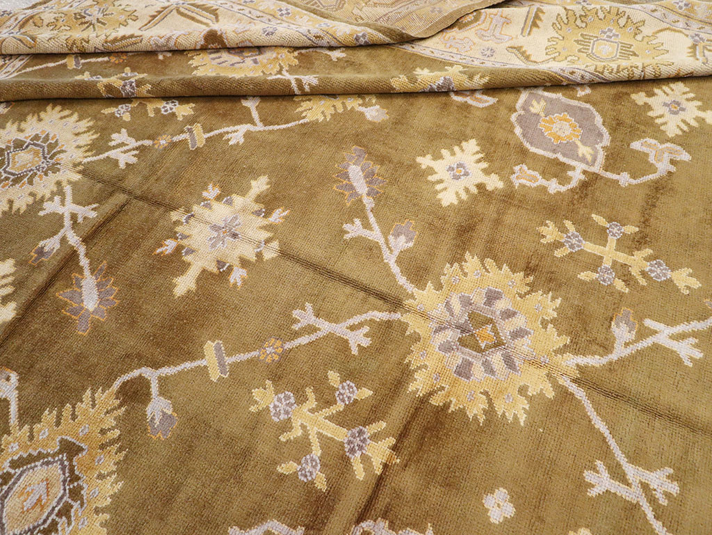 Antique Turkish Oushak Oversize Carpet, No.16629 - Gss