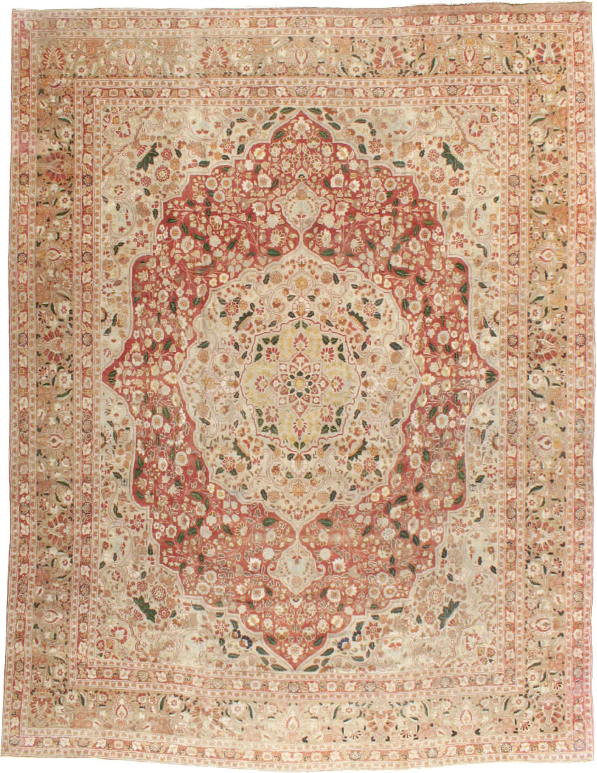 Antique Persian Tabriz Carpet, No.16633 - Gss