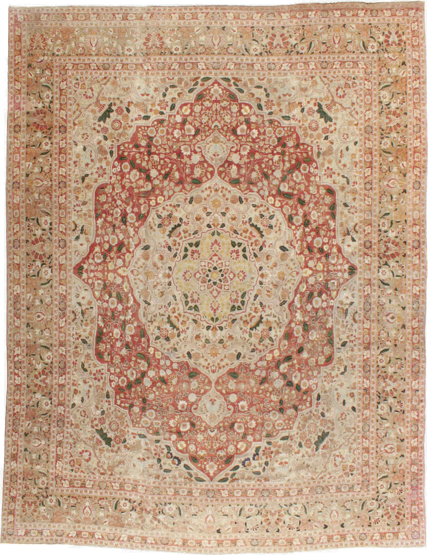 Antique Persian Tabriz Carpet, No.16633 - Gss