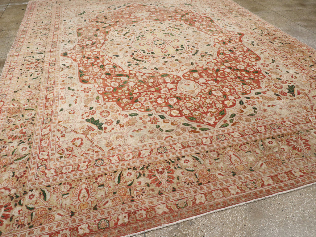 Antique Persian Tabriz Carpet, No.16633 - Gss