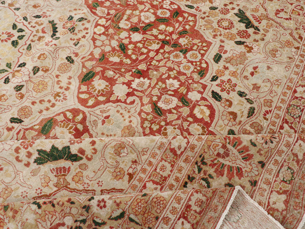 Antique Persian Tabriz Carpet, No.16633 - Gss