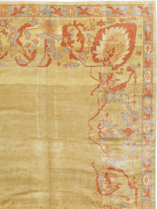 Modern Turkish Oushak Carpet, No.16634 - Gss