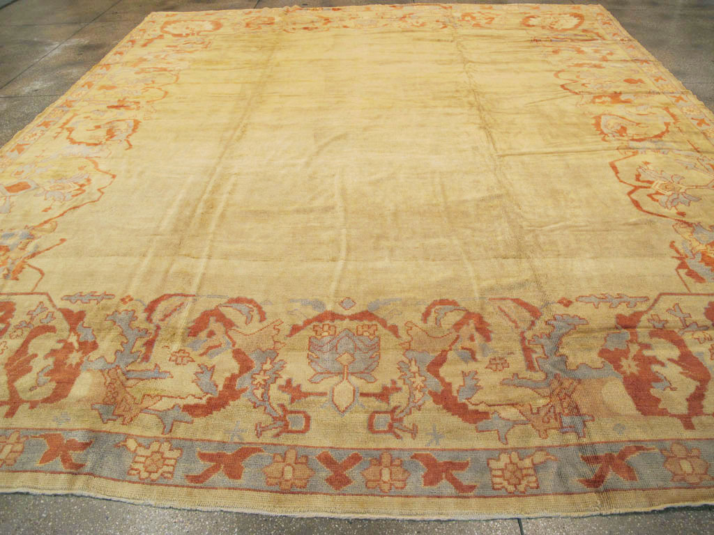 Modern Turkish Oushak Carpet, No.16634 - Gss