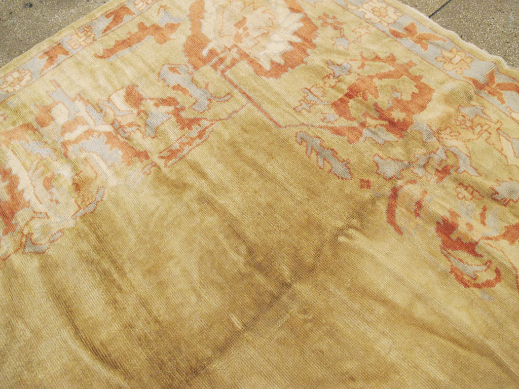 Modern Turkish Oushak Carpet, No.16634 - Gss