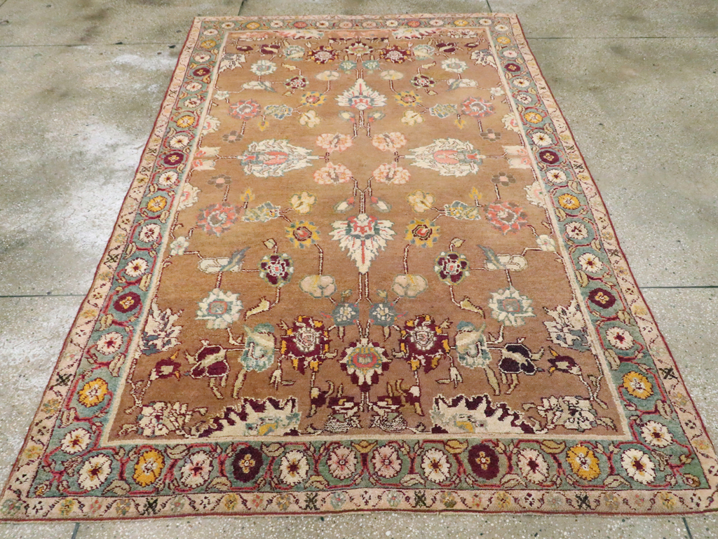 Antique Indian Agra Carpet, No.16648 - Gss