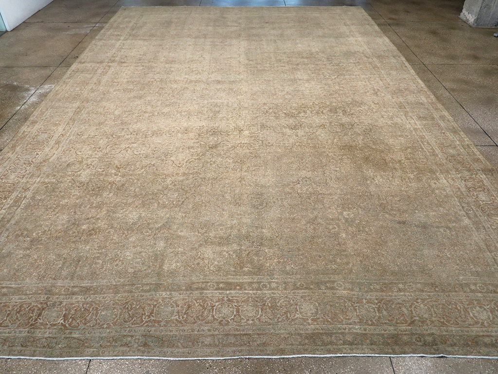 Antique Persian Lavar Kerman Oversize Carpet, No.16668 - Gss