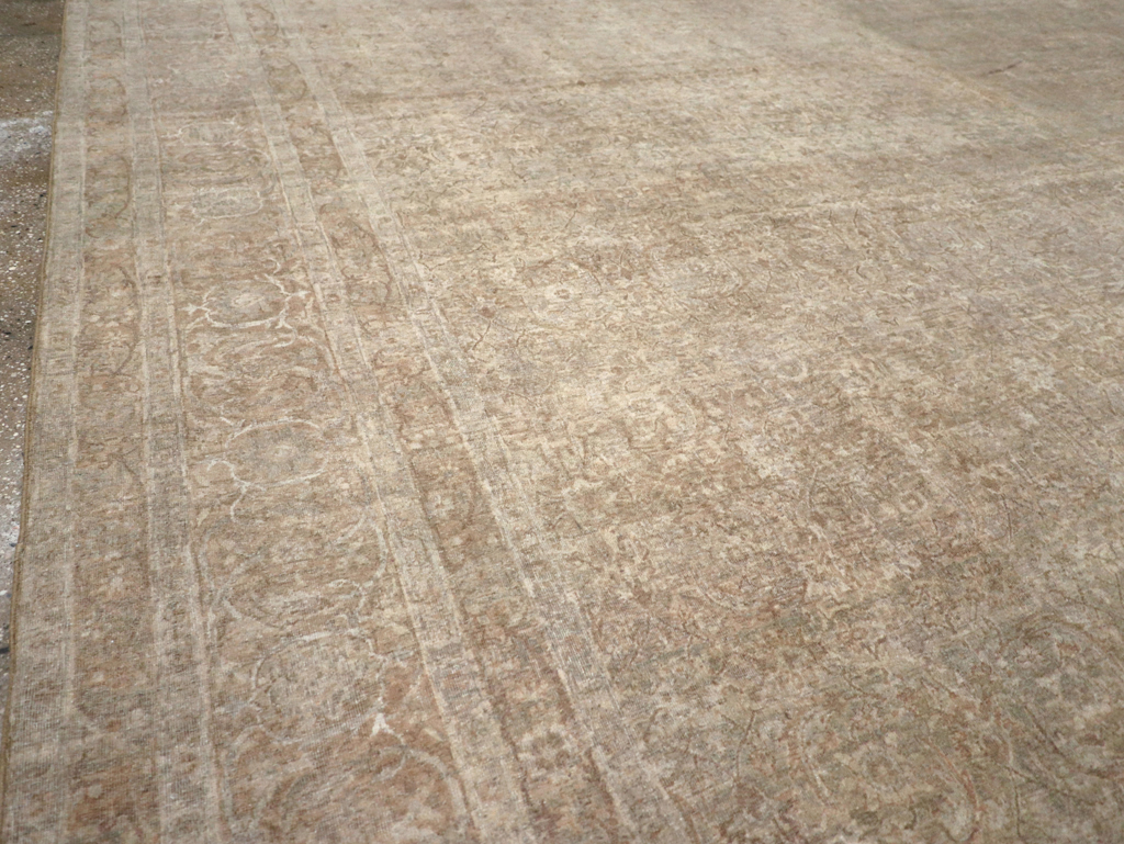 Antique Persian Lavar Kerman Oversize Carpet, No.16668 - Gss