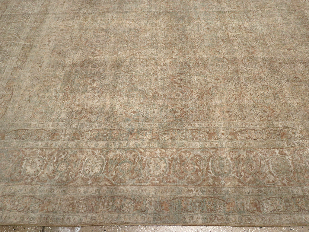 Antique Persian Lavar Kerman Oversize Carpet, No.16668 - Gss