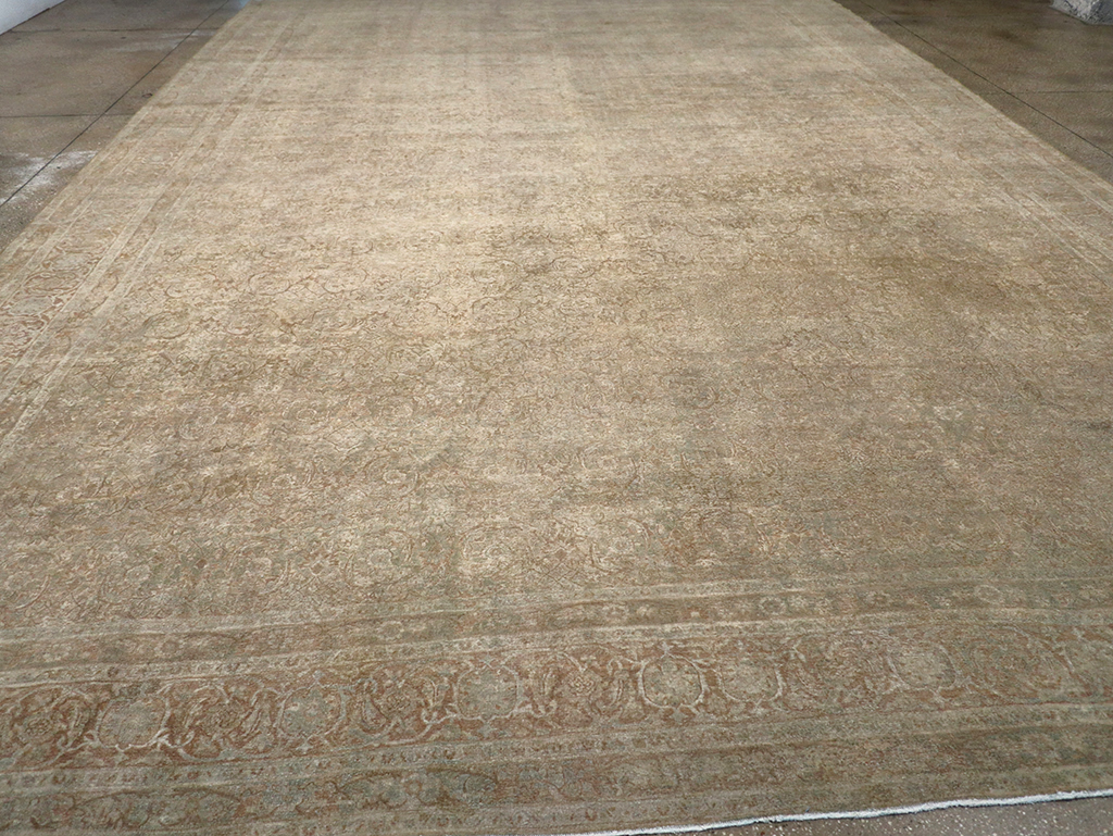 Antique Persian Lavar Kerman Oversize Carpet, No.16668 - Gss