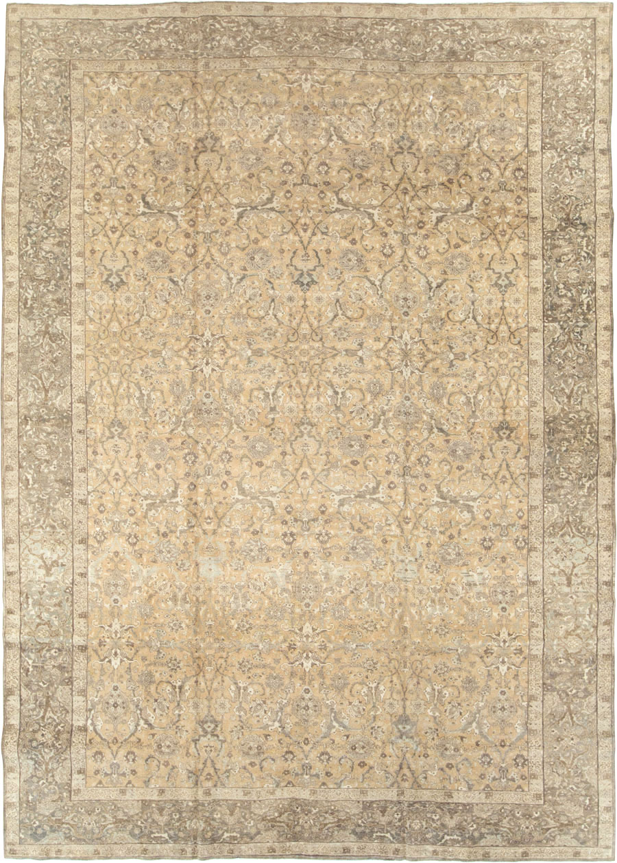 Antique Persian Tabriz Carpet, No.16671 - Gss