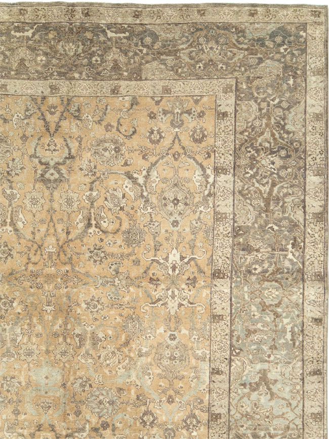 Antique Persian Tabriz Carpet, No.16671 - Gss