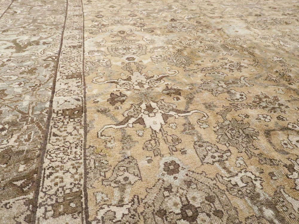 Antique Persian Tabriz Carpet, No.16671 - Gss