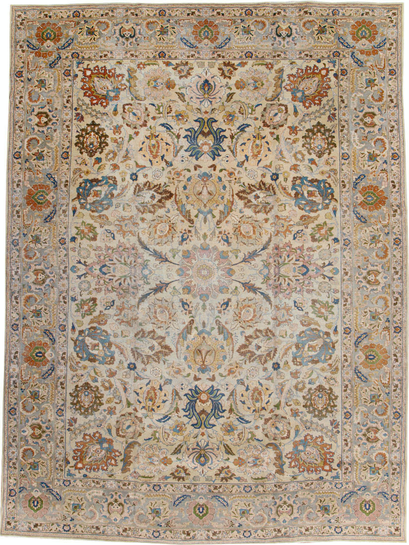 Antique Persian Tabriz Carpet, No.16672 - Gss