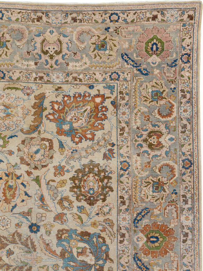 Antique Persian Tabriz Carpet, No.16672 - Gss