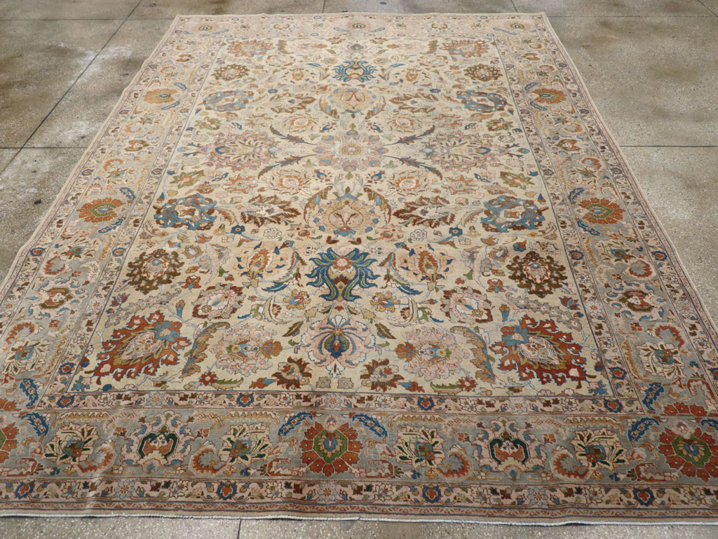 Antique Persian Tabriz Carpet, No.16672 - Gss