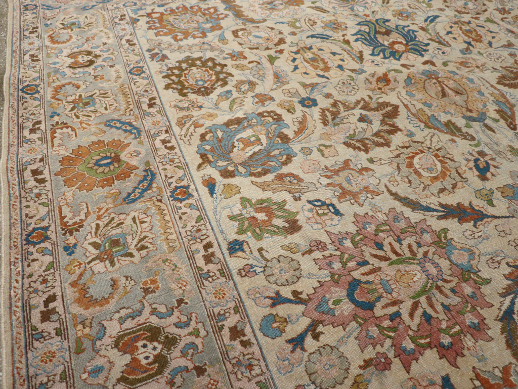 Antique Persian Tabriz Carpet, No.16672 - Gss