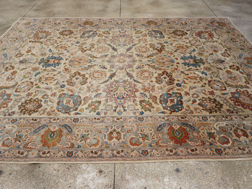 Antique Persian Tabriz Carpet, No.16672 - Gss